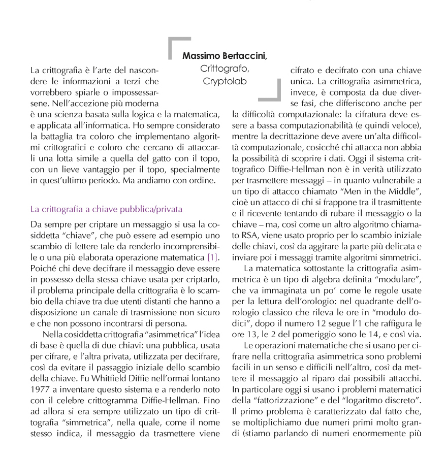 La Crittografia della Blockchain
